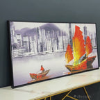 Premium Wall Painting of Victoria Harbor, Hong Kong