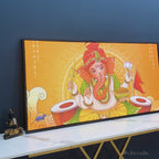 Lord Ganesh Canvas Wall Painting