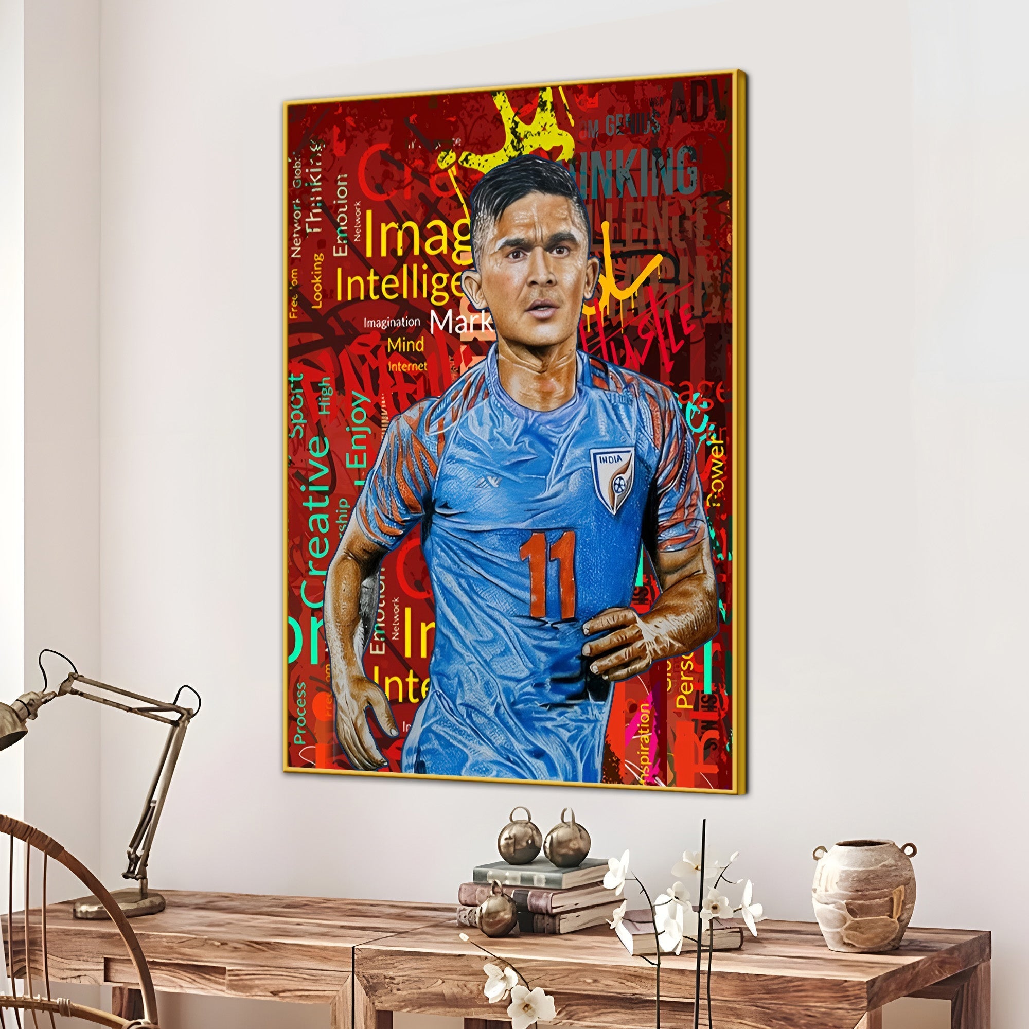 Prince Without Crown Sunil Chettry Cotton Canvas Wall Painting