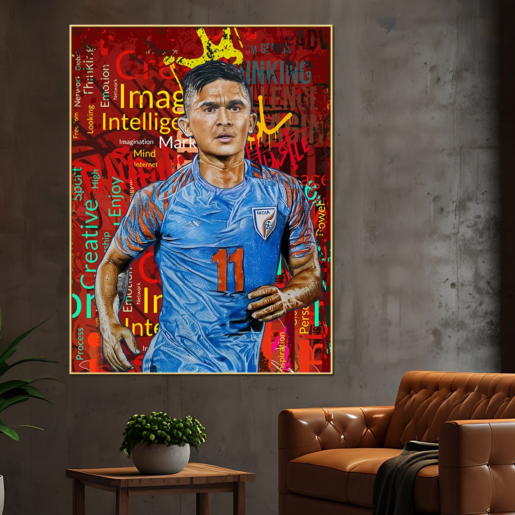 Prince Without Crown Sunil Chettry Cotton Canvas Wall Painting
