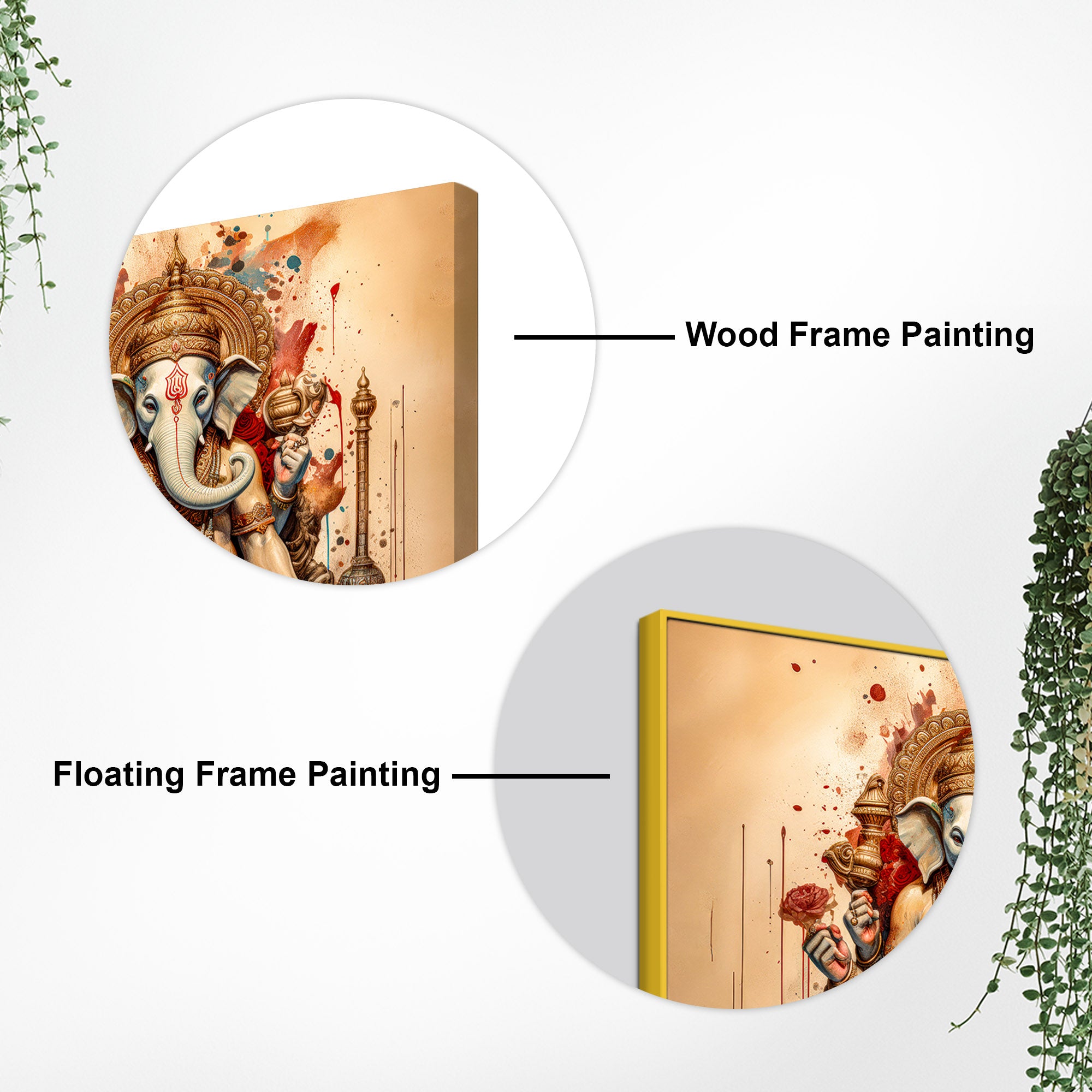 Elegant Lord Ganpati Painting