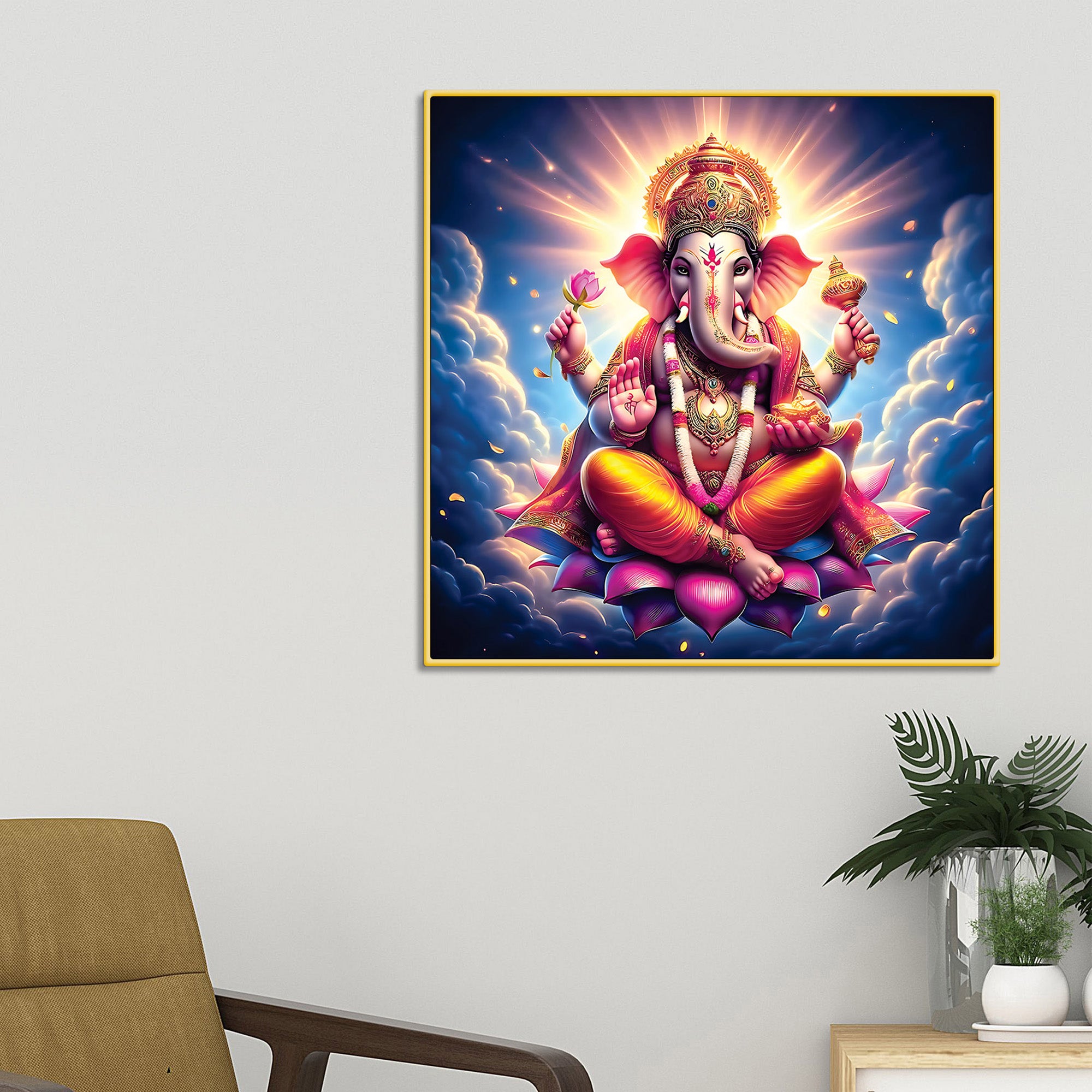 Ganesha Home Wall Painting