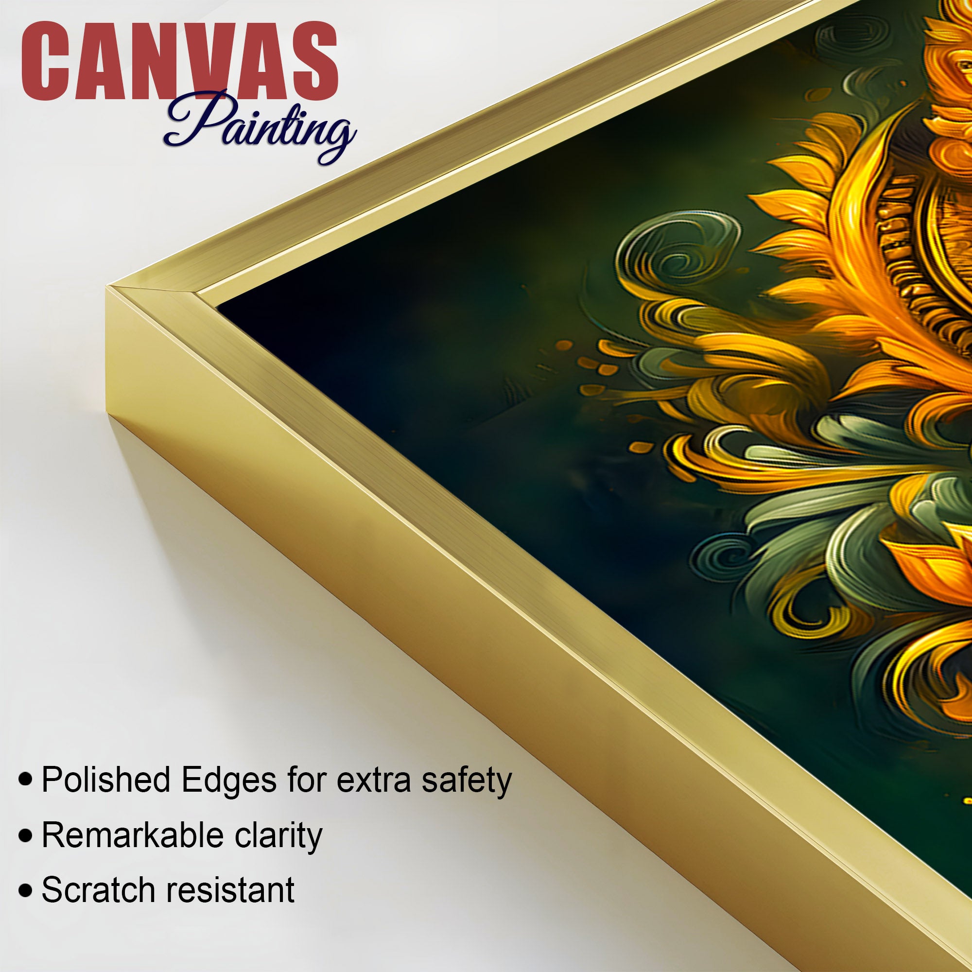 Prosperity Goddess Lakshmi Religious Wall Painting