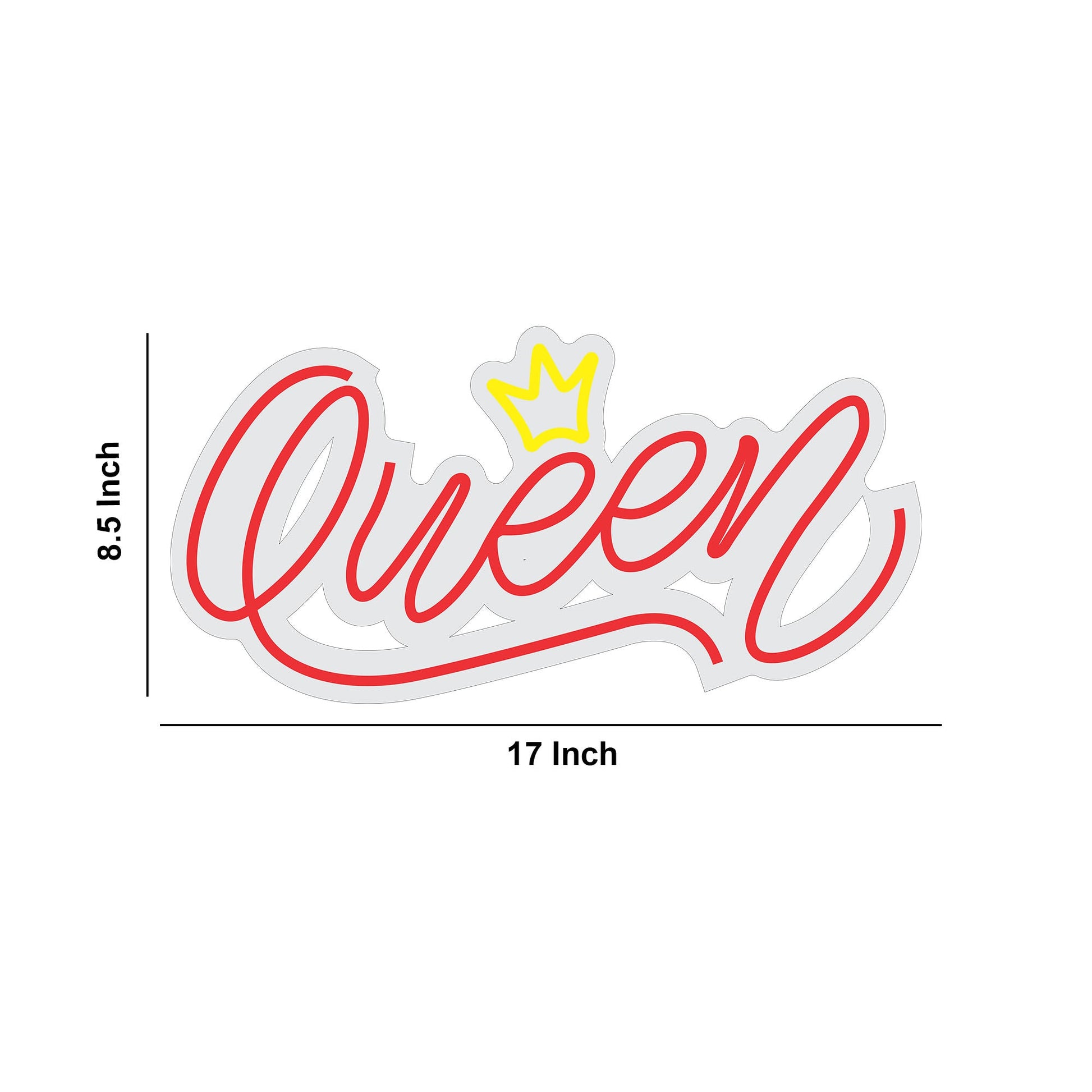 Queen Crown Neon Sign LED Light