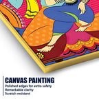 Radha Krishna Canvas Wall Painting | Devotional Wall Decor & Gifting