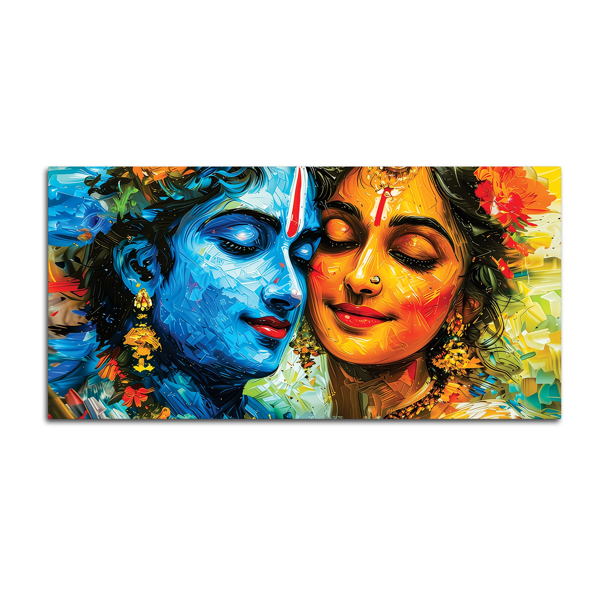 Radha Krishna Canvas Wall Painting for Home & Living Room