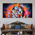 radha-krishna-color-splash-modern-painting