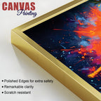 Radha Krishna Color Splash Modern Painting