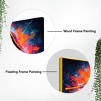 Radha Krishna Color Splash Modern Painting