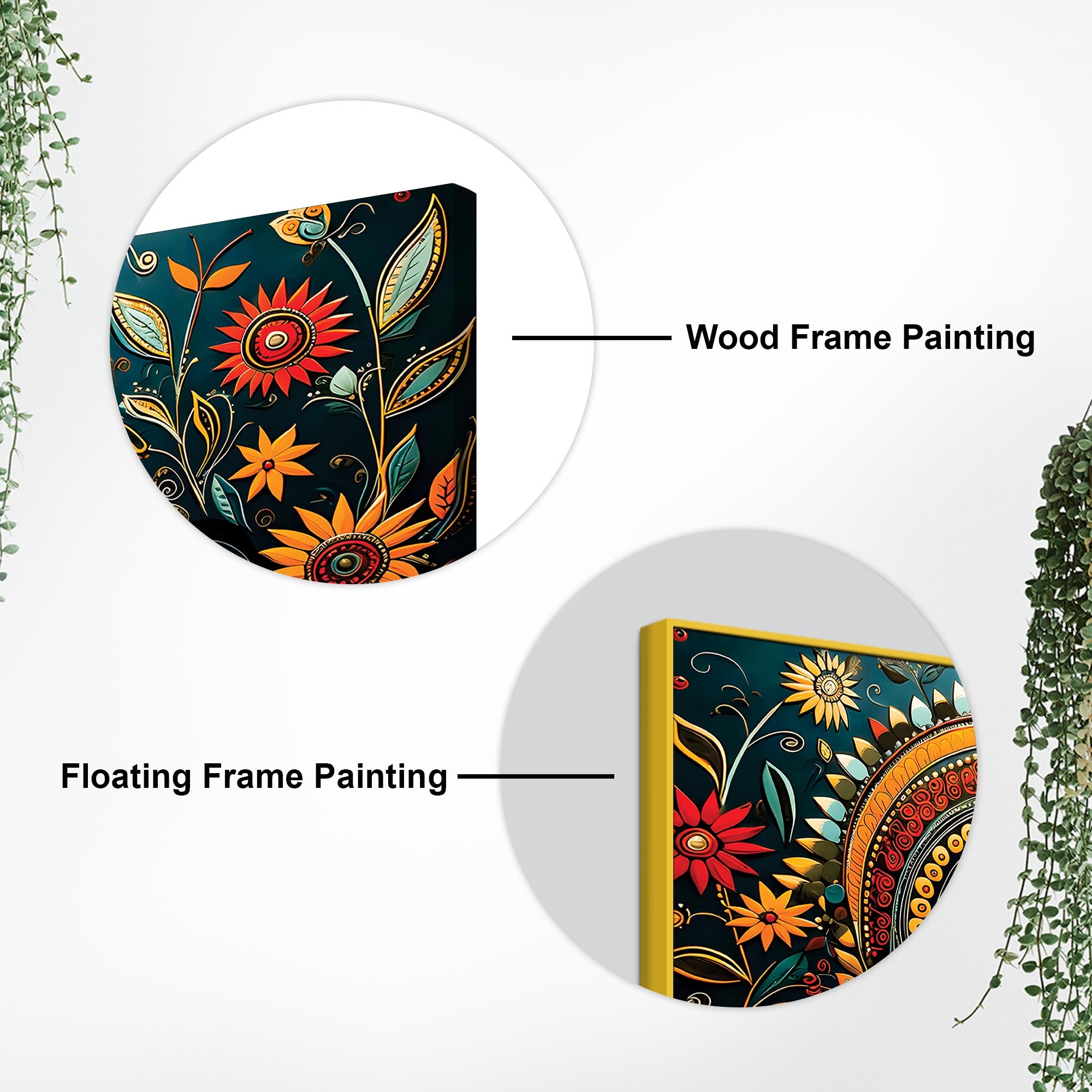 Radha Krishna Decorative Indian Canvas Painting