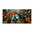 Radha Krishna Decorative Indian Canvas Painting