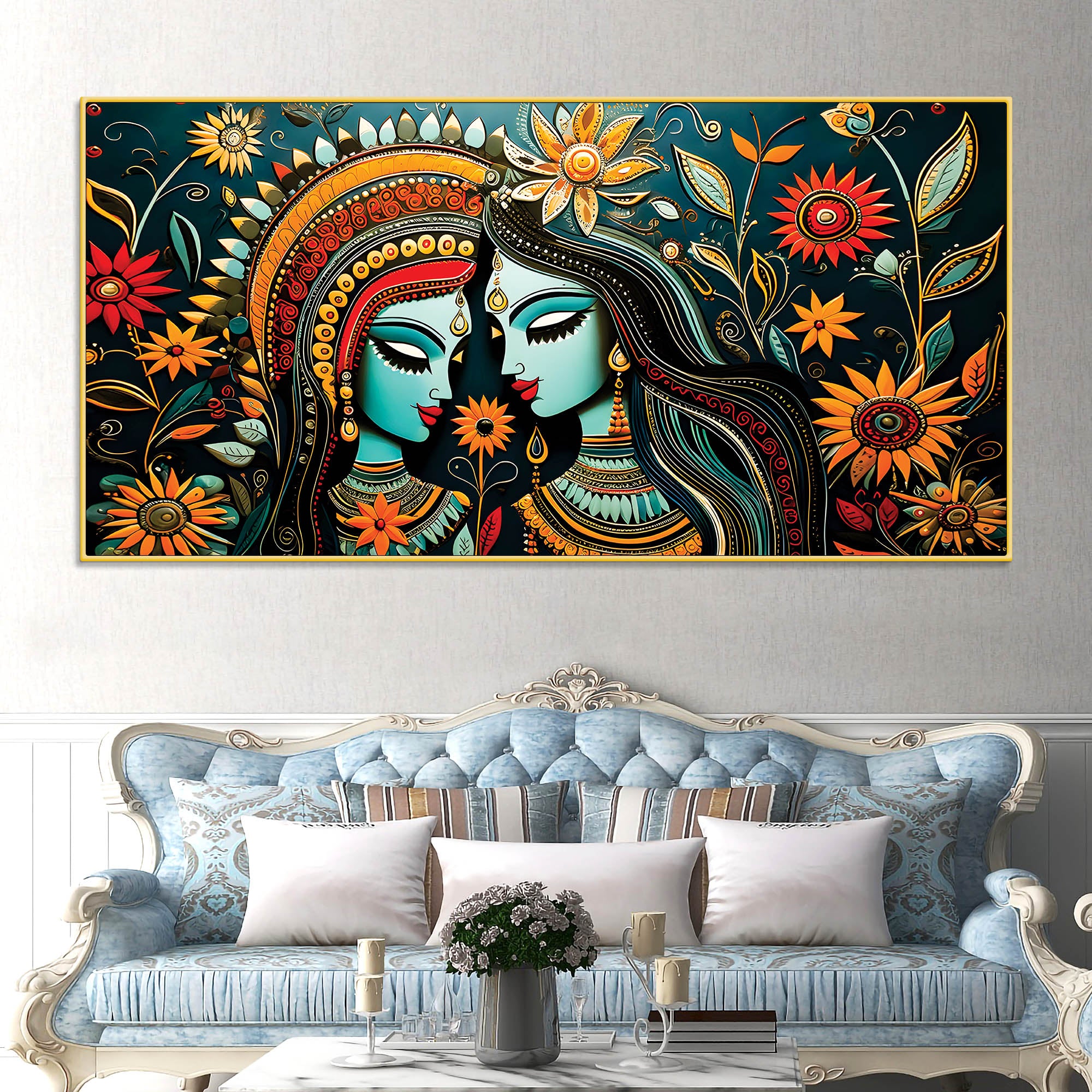 radha-krishna-decorative-indian-canvas-painting