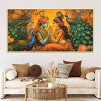 radha-krishna-divine-peacock-theme-painting