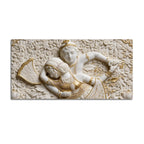 Radha Krishna Eternal Embrace 3D Canvas Wall Painting