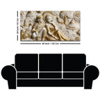 Radha Krishna Eternal Grace 3D Canvas Wall Painting