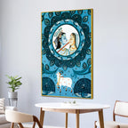 Radha Krishna Love Scene Pichwai Painting | Nathdwara Art