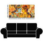 Radha Krishna Modern Indian Painting for Home Décor