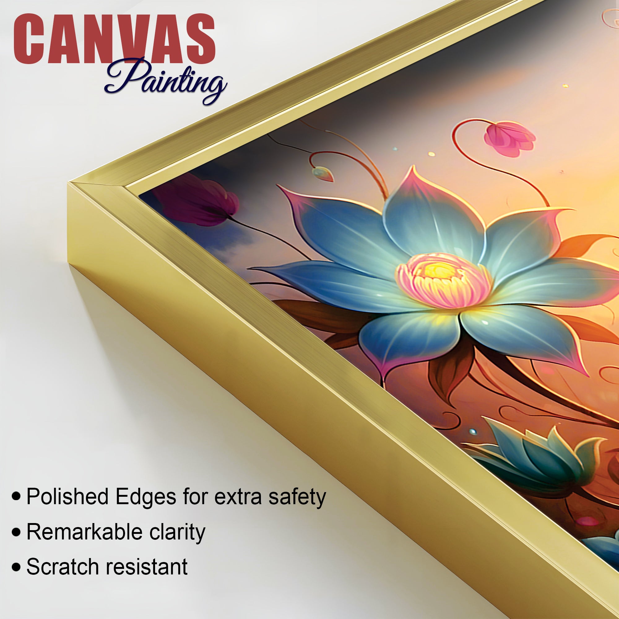 Radha Krishna Modern Wall Art Canvas Wall Painting