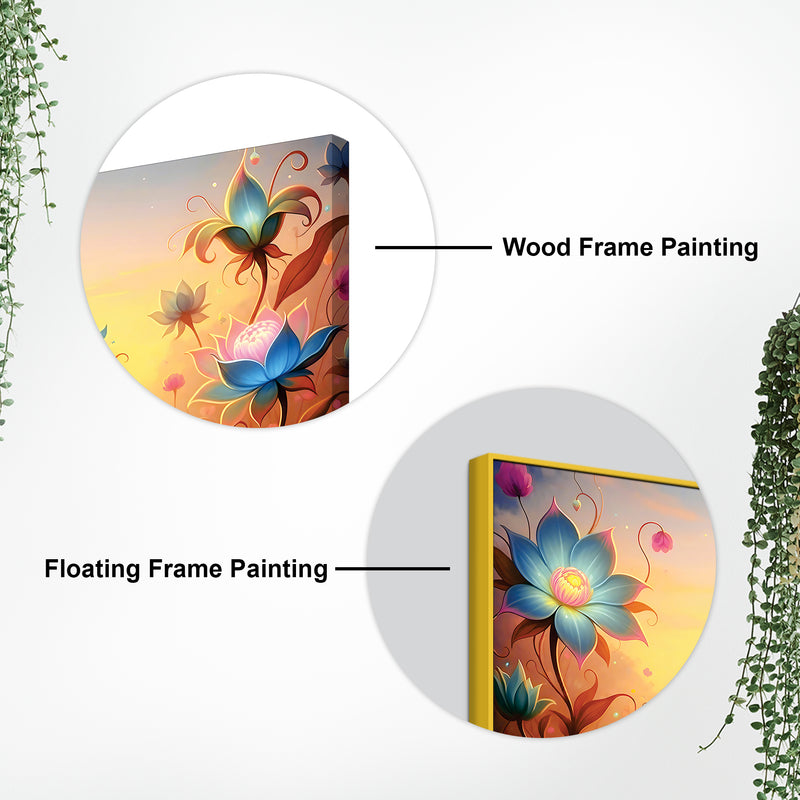 Radha Krishna Modern Wall Art Canvas Wall Painting