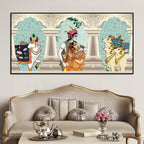 Radha Krishna Nathdwara Pichwai Premium Wall Painting