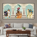 Radha Krishna Nathdwara Pichwai Premium Wall Painting