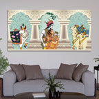 Radha Krishna Nathdwara Pichwai Premium Wall Painting