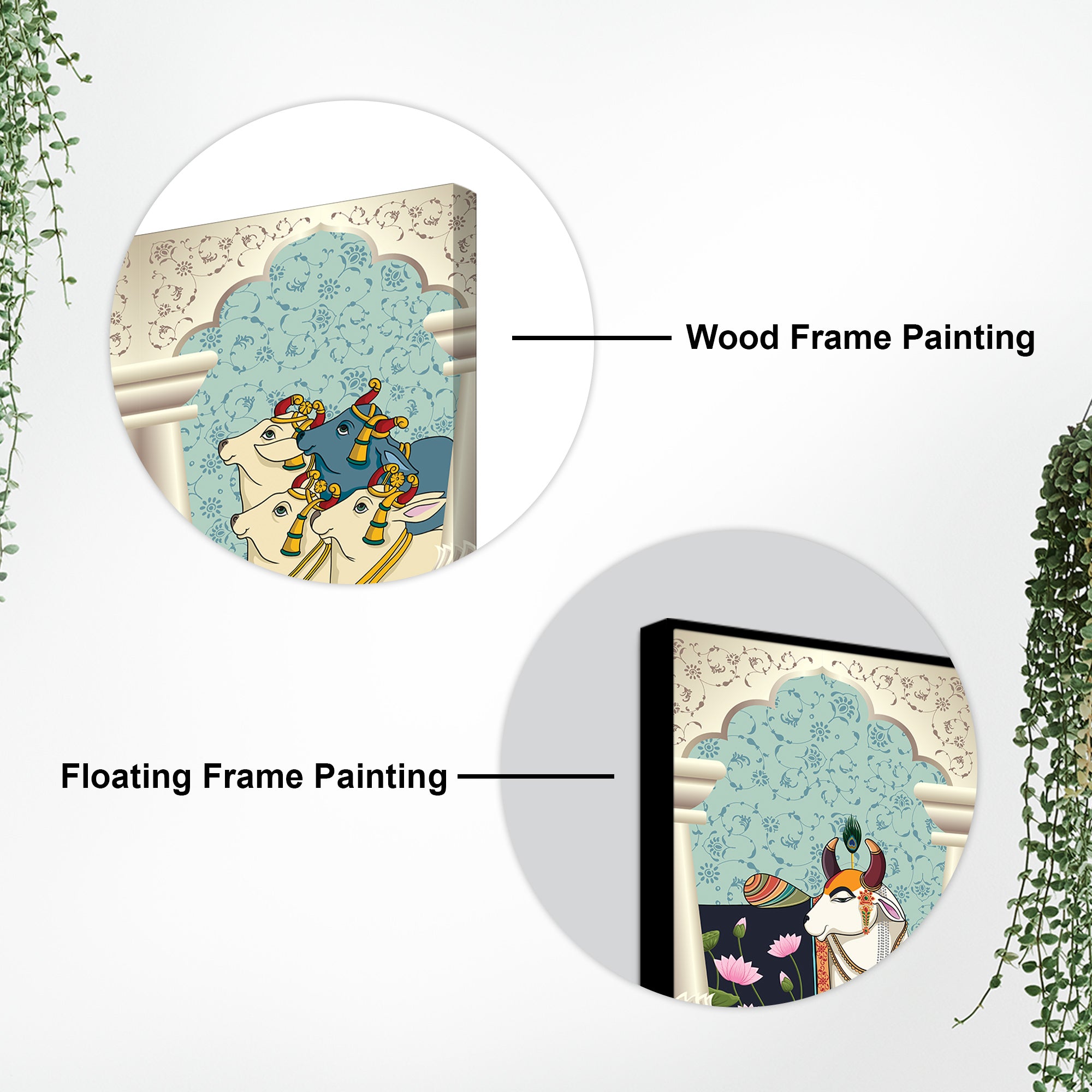 Radha Krishna Nathdwara Pichwai Premium Wall Painting