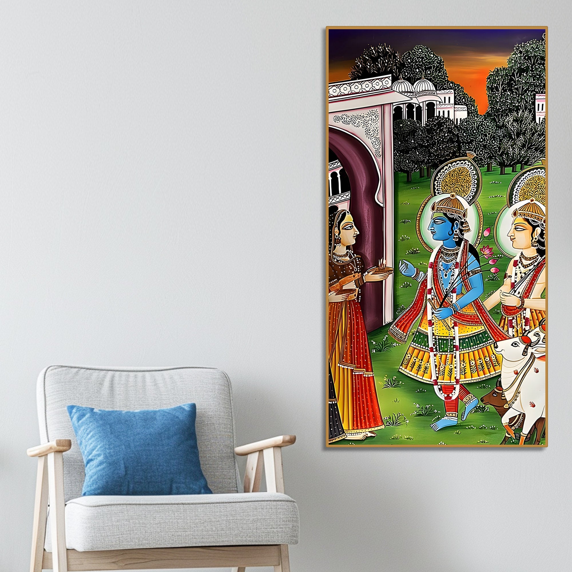 radha-krishna-pichwai-style-canvas-painting-spiritual-wall-decor-for-home