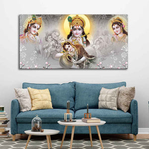 Radha Krishna Premium Wall Painting