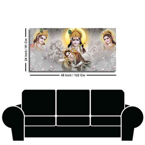 Radha Krishna Premium Wall Painting