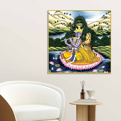 radha-krishna-romantic-pichwai-painting-premium-wall-decor