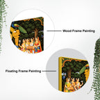 Radha Krishna Royal Darbar Spiritual Painting