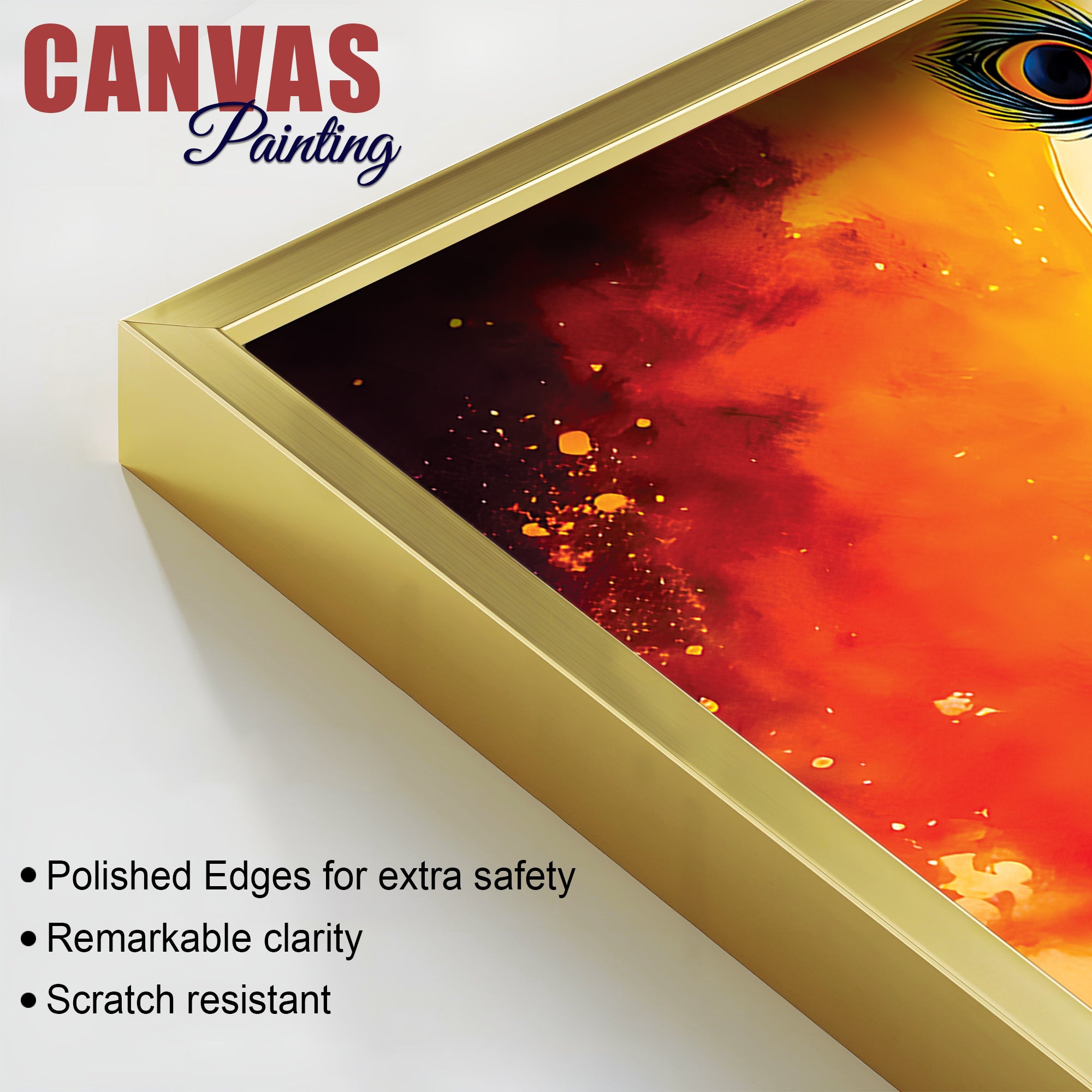 Radha Krishna Traditional Indian Art Painting Wall Décor