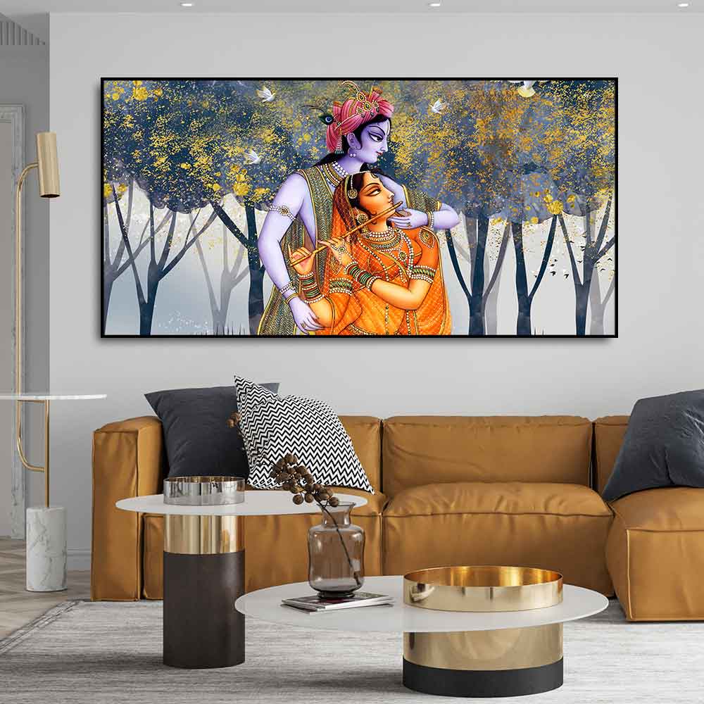 Radhe Krishna Canvas Wall Painting