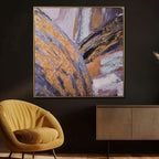 Radiance of Energy Hand Painted Wall Painting with Floating Frame