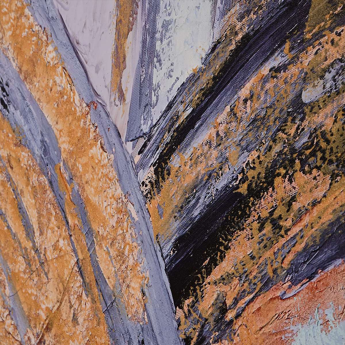 Radiance of Energy Hand Painted Wall Painting with Floating Frame