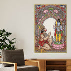 ram-hanuman-bhakti-religious-canvas-painting-for-hindu-wall-decoration