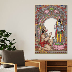 ram-hanuman-bhakti-religious-canvas-painting-for-hindu-wall-decoration