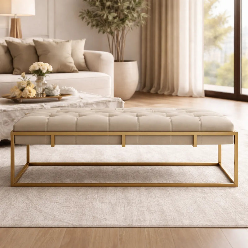 rectangular-shaped-classic-velvet-ottoman-with-golden-metal-finish
