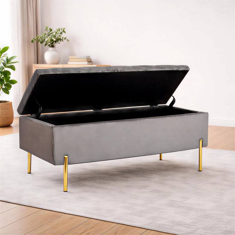 rectangular-shaped-velvet-storage-ottoman-with-golden-metal-finish