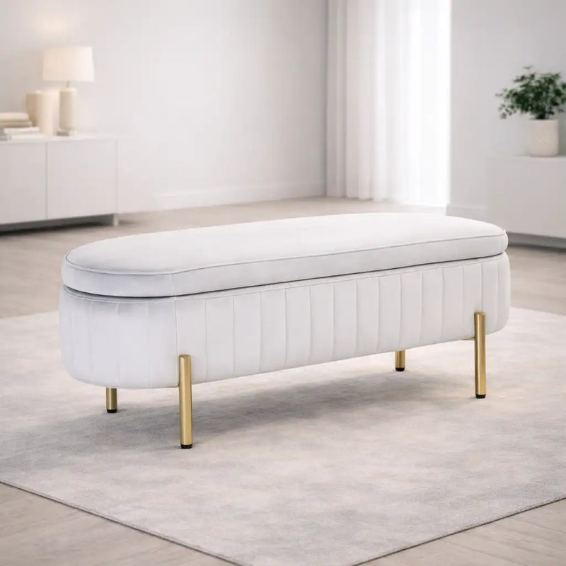 rectangular-shaped-white-velvet-storage-ottoman-with-golden-metal-finish