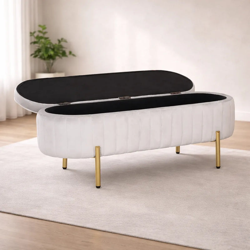 rectangular-shaped-white-velvet-storage-ottoman-with-golden-metal-finish
