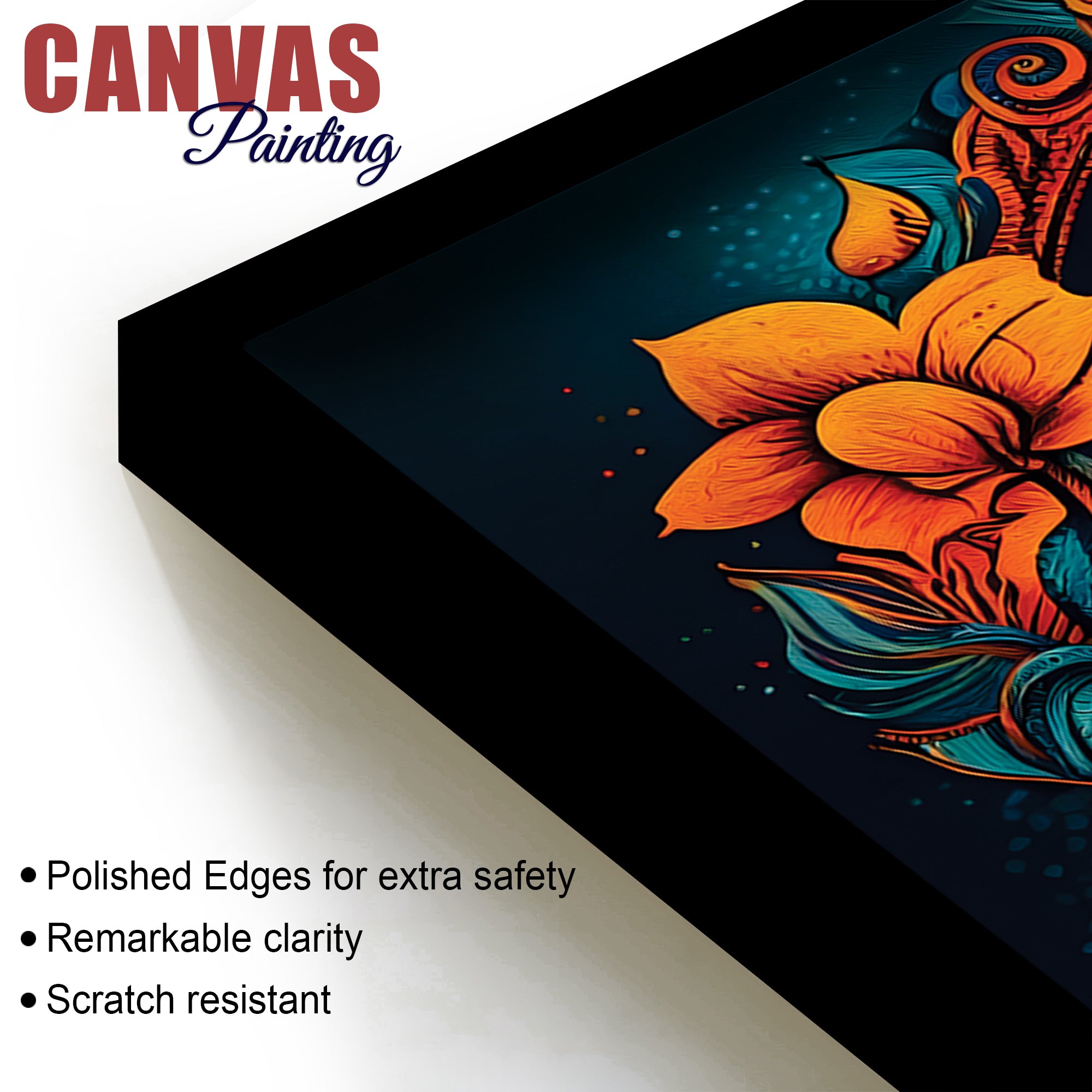 Religious Bappa Wall Painting for Home Décor