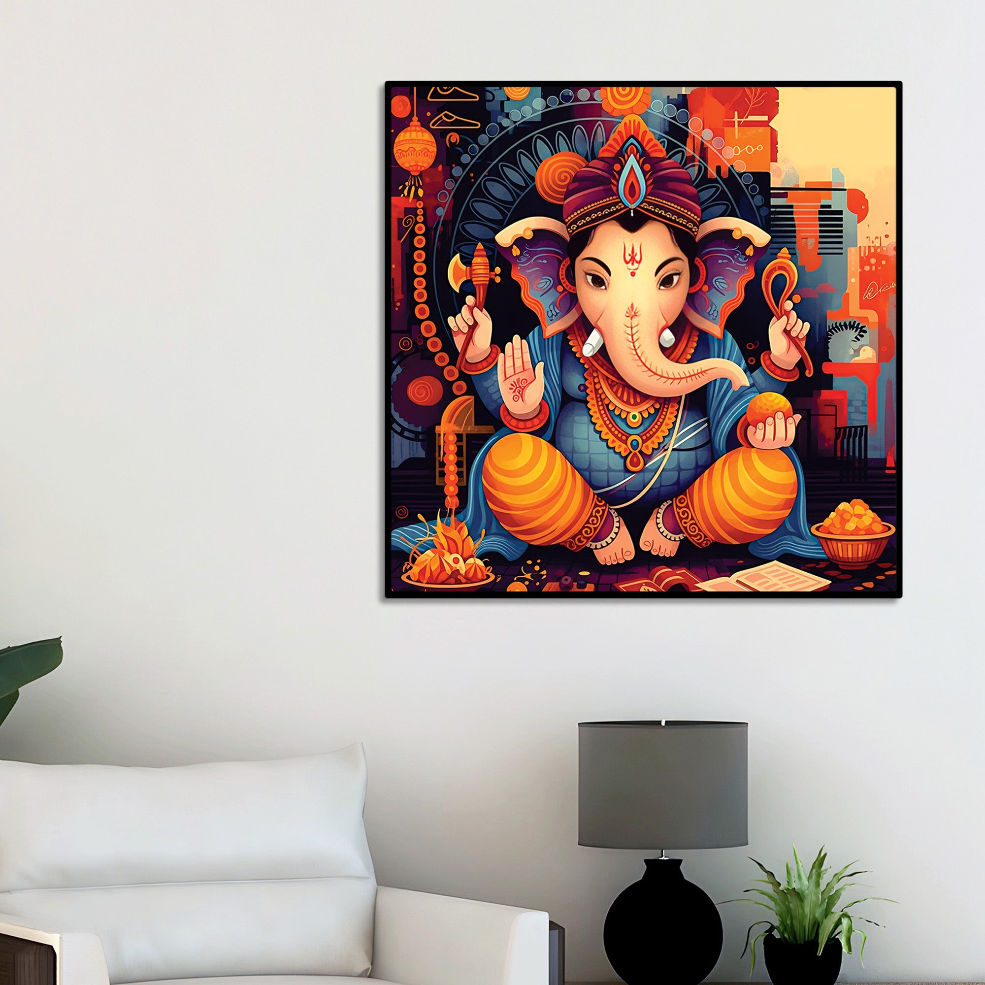 Religious Ganesh Ji Painting for Home & Office