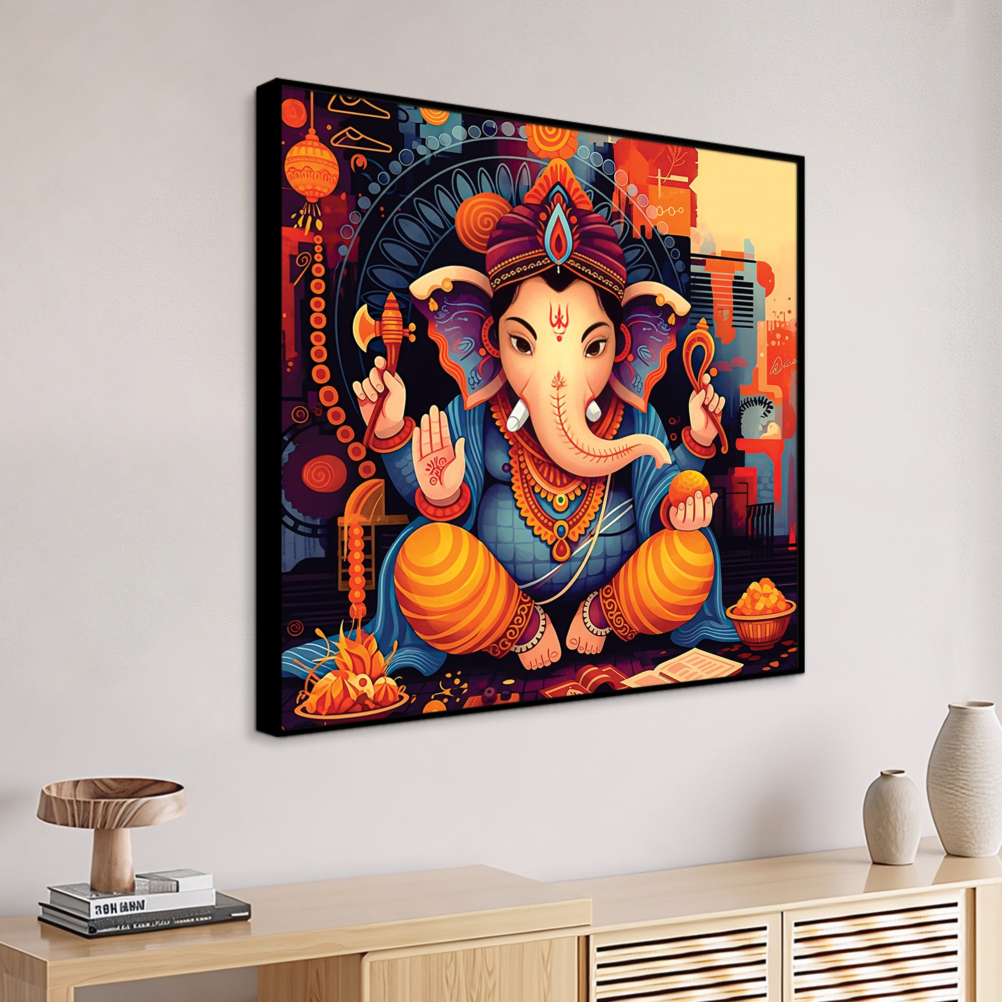 Religious Ganesh Ji Painting for Home & Office
