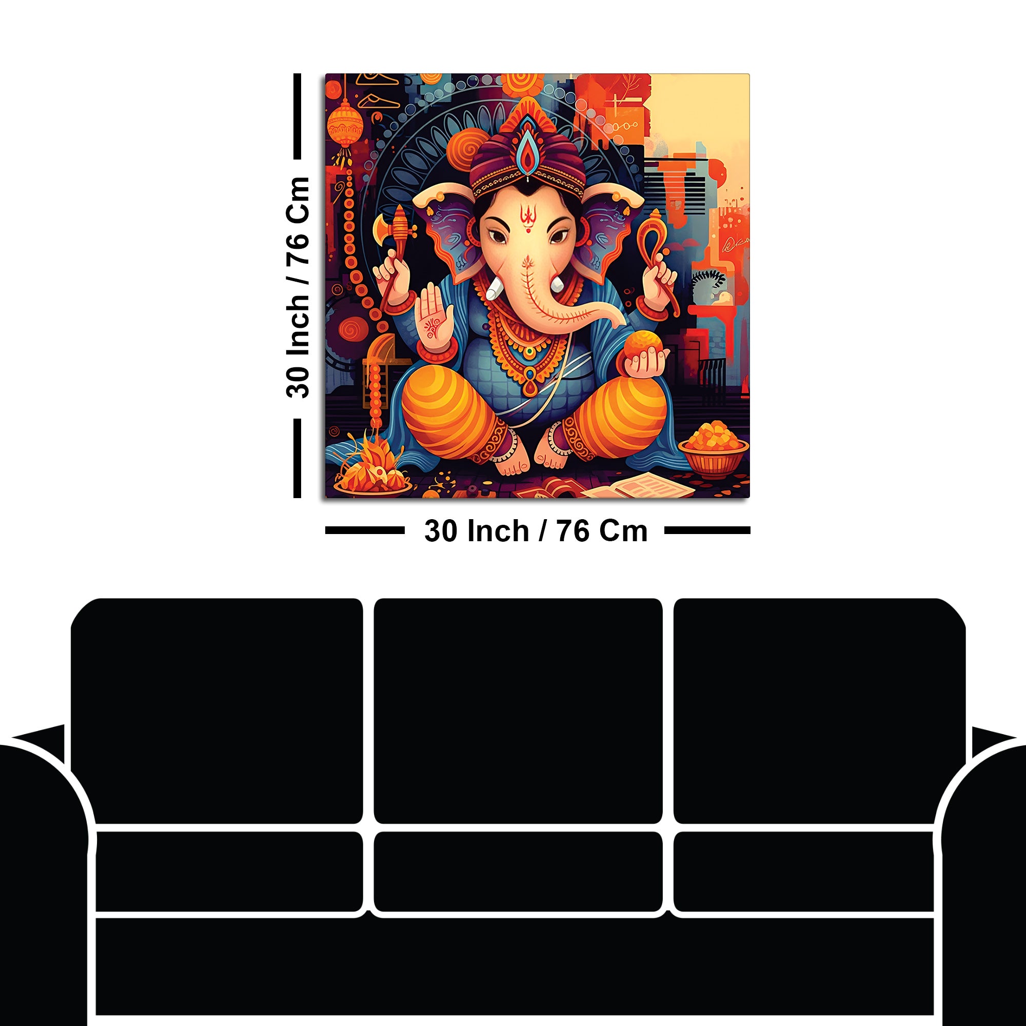 Religious Ganesh Ji Painting for Home & Office