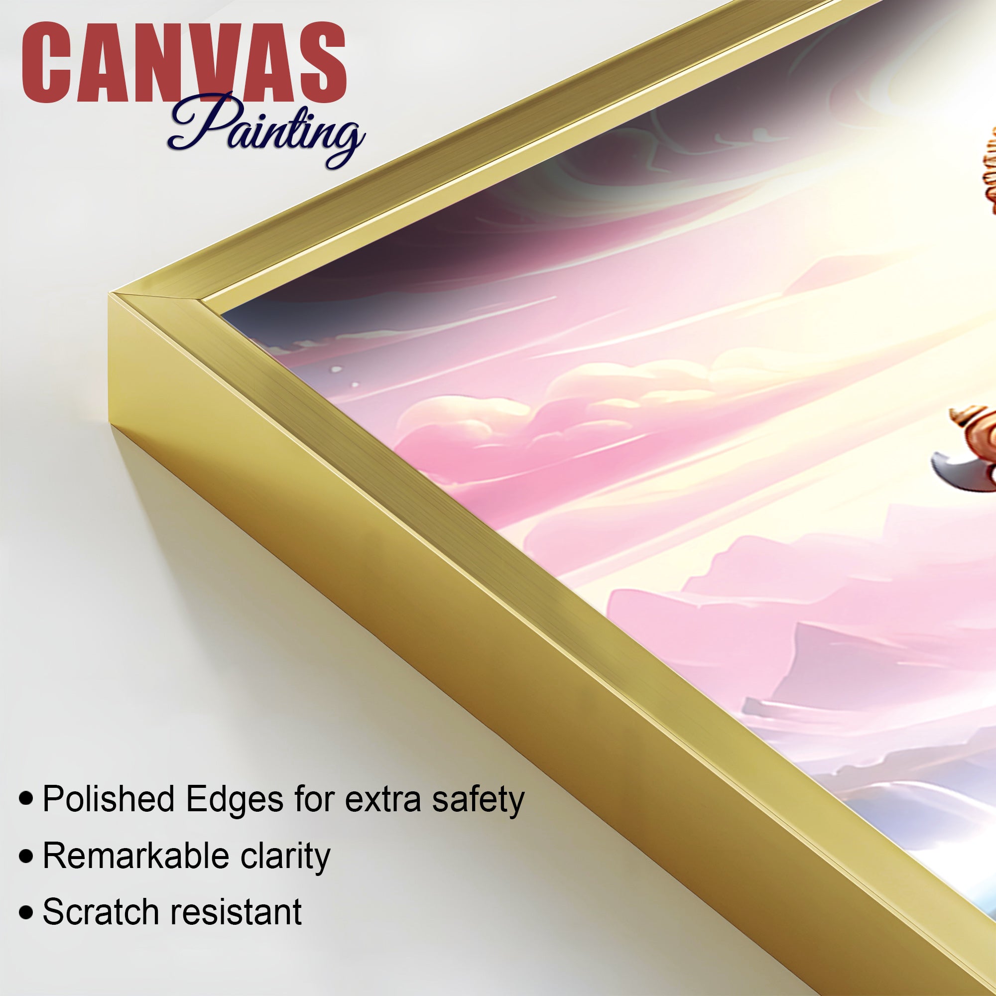 Religious Ganpati Wall Décor Painting for Home & Office