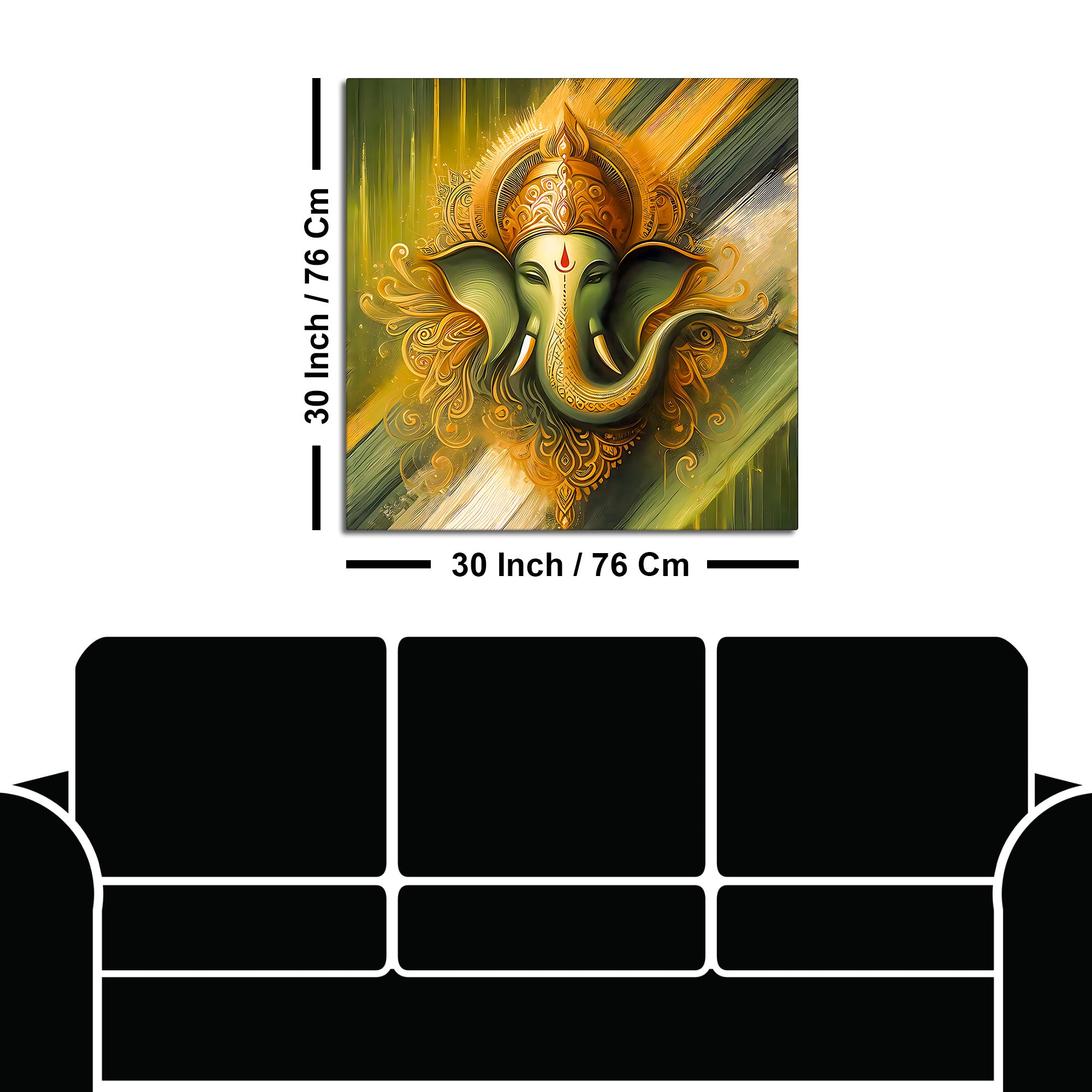 Religious Ganpati Wall Painting