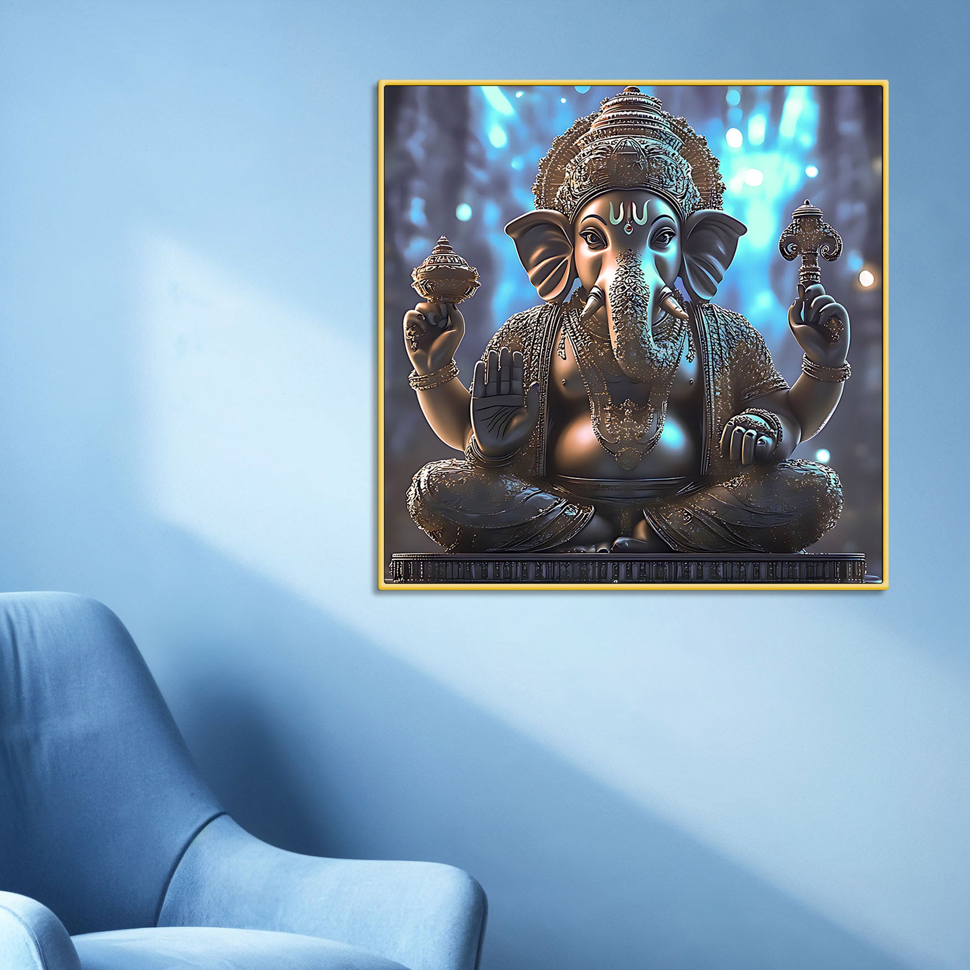 Religious Hindu God Ganpati Painting