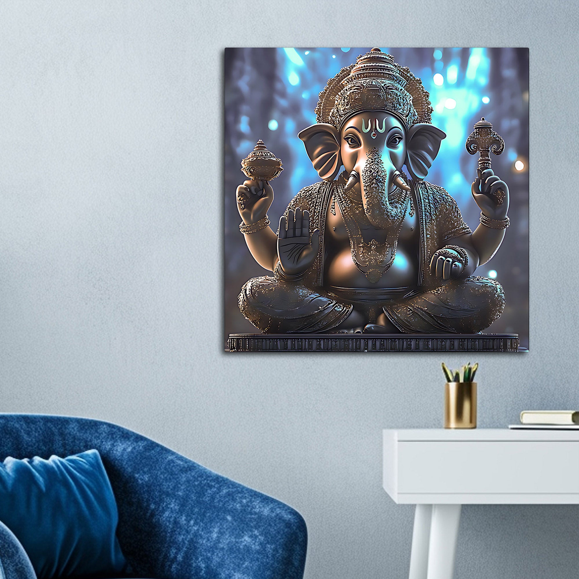 Religious Hindu God Ganpati Painting